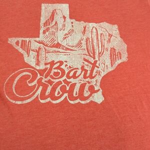 Bart Crow Texas Country Singer Ted Concert Tee XL